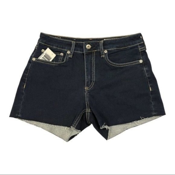 RAG & BONE Dre Low Rise Shorts in Rinse Towel Denim - Size 25 - Picture 4 of 6